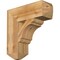 Ekena Millwork Olympic Craftsman Rough Sawn Bracket, Western Red Cedar, 6"W x 20"D x 20"H BKT06X20X20OLY04RWR - alternate 1